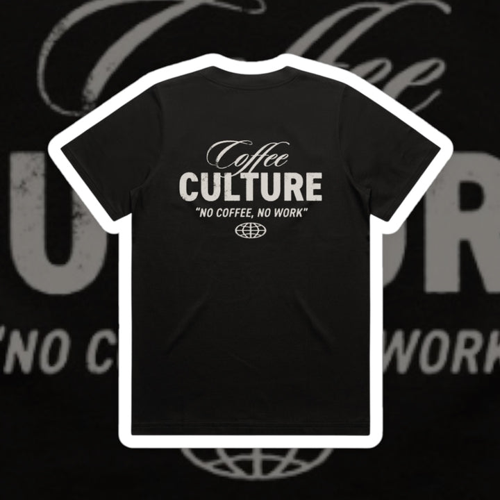NO WORK NO COFFEE GRAPHIC TEE