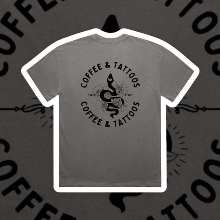 COFFEE & TATTOOS GRAPHIC TEE