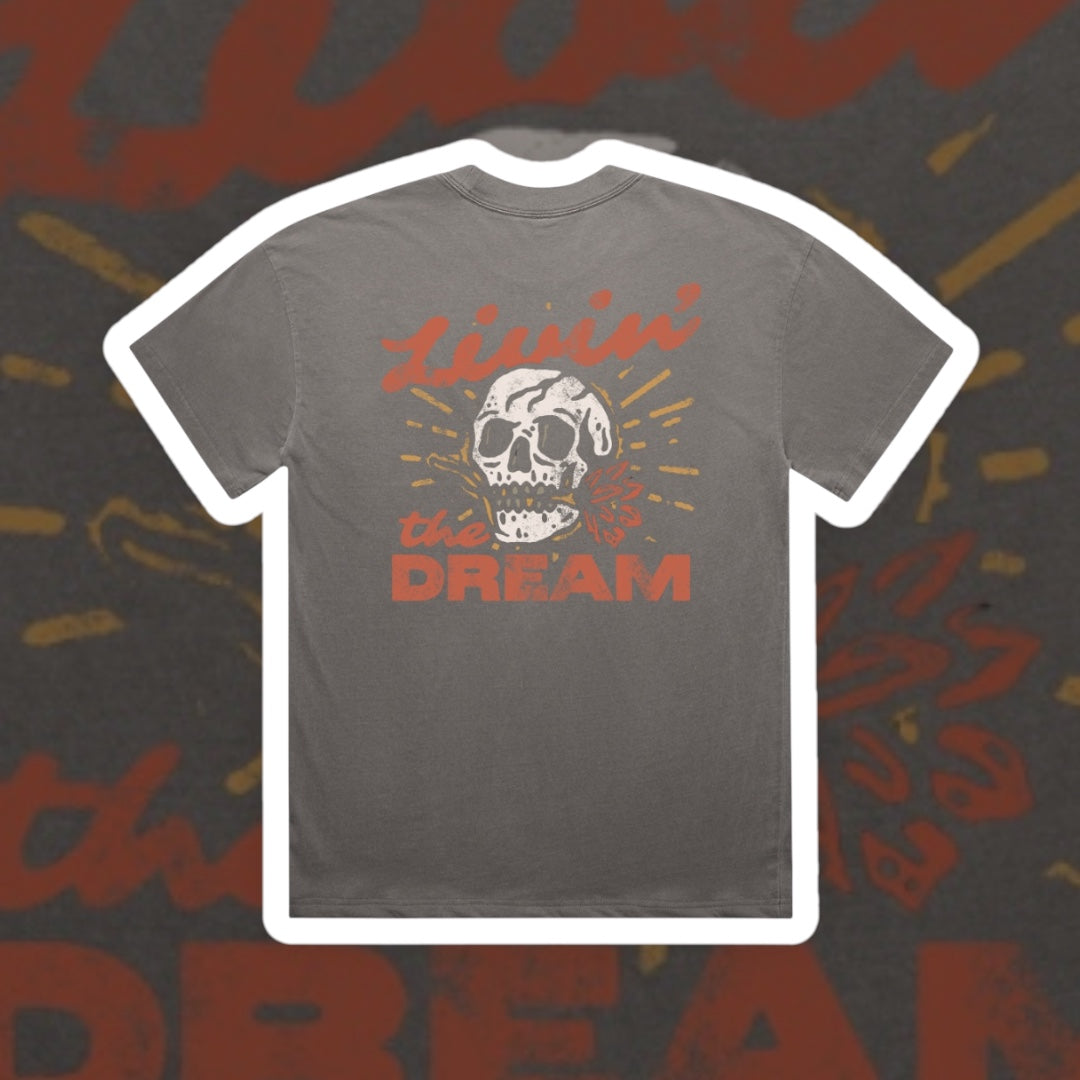 LIVIN' THE DREAM GRAPHIC TEE