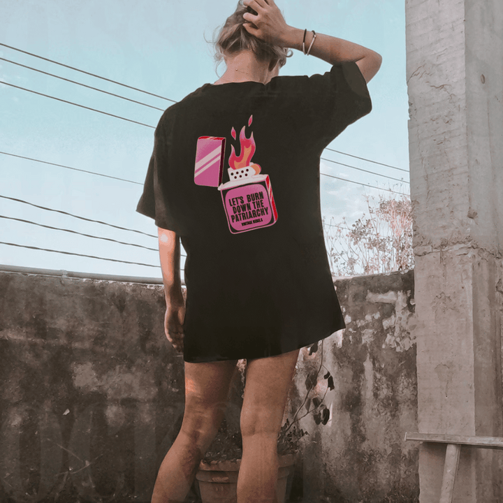 BURN THE PATRIARCHY GRAPHIC TEE