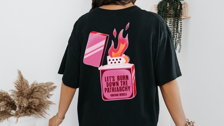 BURN THE PATRIARCHY GRAPHIC TEE