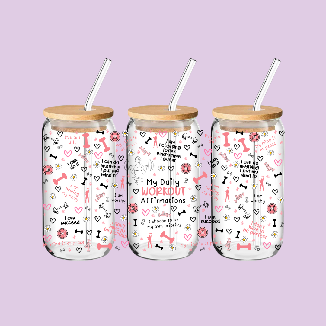 Daily Workout Affirmations Tumbler