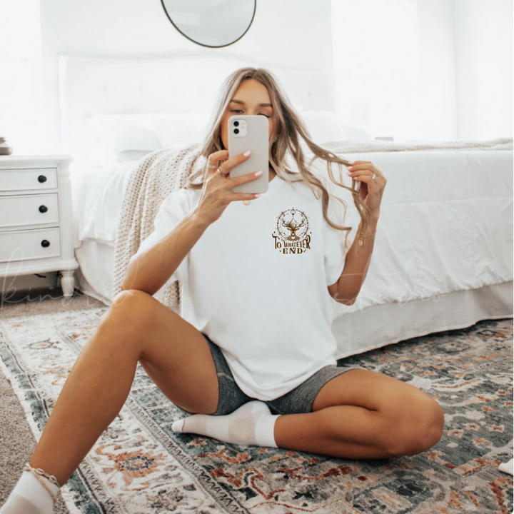 TO WHATEVER END BOOKISH GRAPHIC TEE