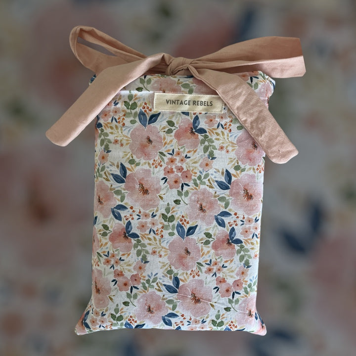 Quilted Book Sleeve | Sweet Blooms