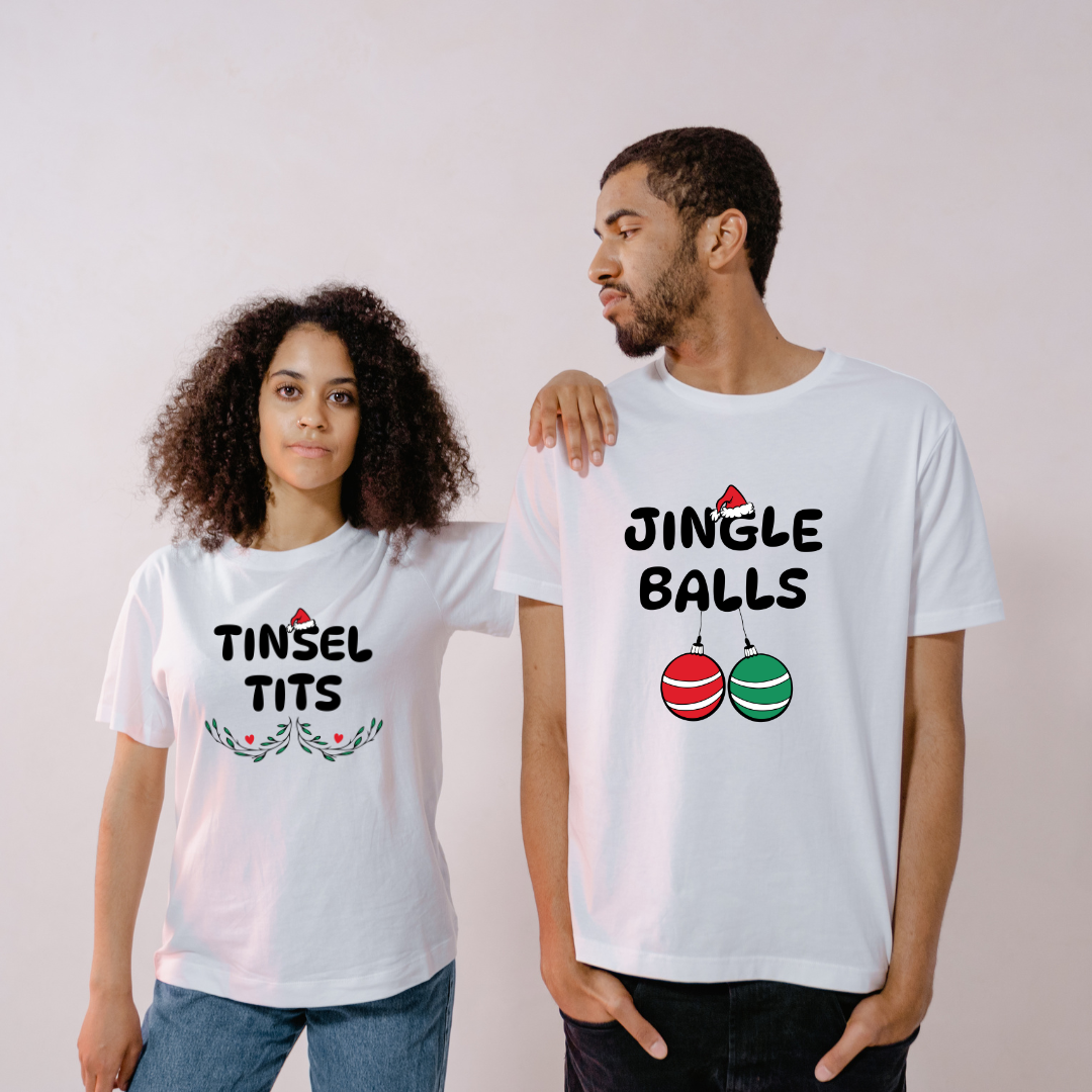 LIMITED EDITION: TINSEL TITS TEE