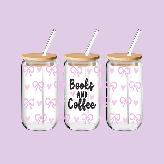 Books and Coffee Tumbler