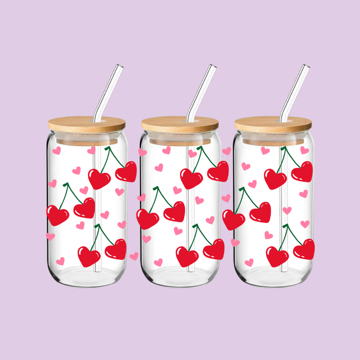 Cherry Hearts Tumbler