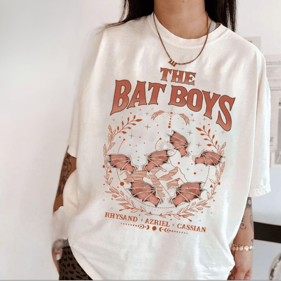 ACOTAR BAT BOYS GRAPHIC TEE - Vintage Rebels