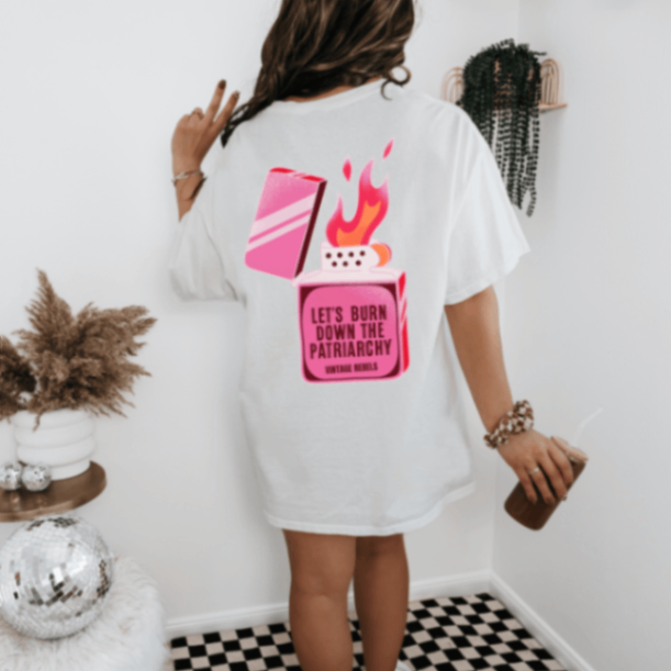BURN THE PATRIARCHY GRAPHIC TEE
