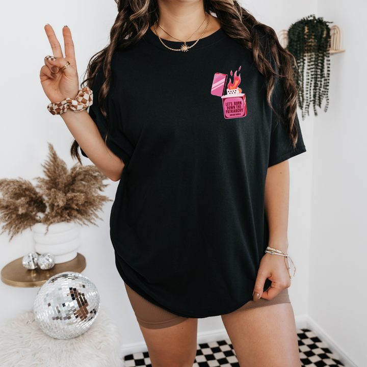 BURN THE PATRIARCHY GRAPHIC TEE