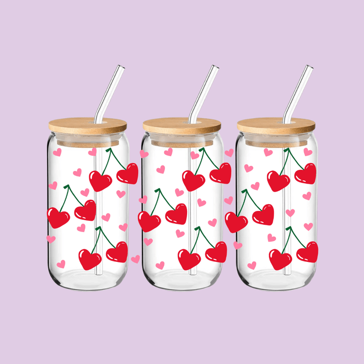 Cherry Hearts Tumbler - Vintage Rebels