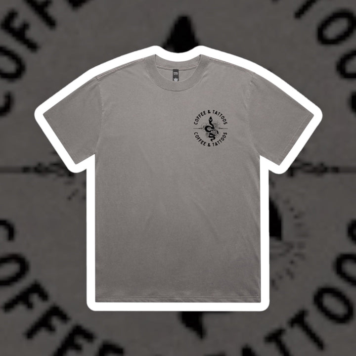 COFFEE & TATTOOS GRAPHIC TEE - Vintage Rebels