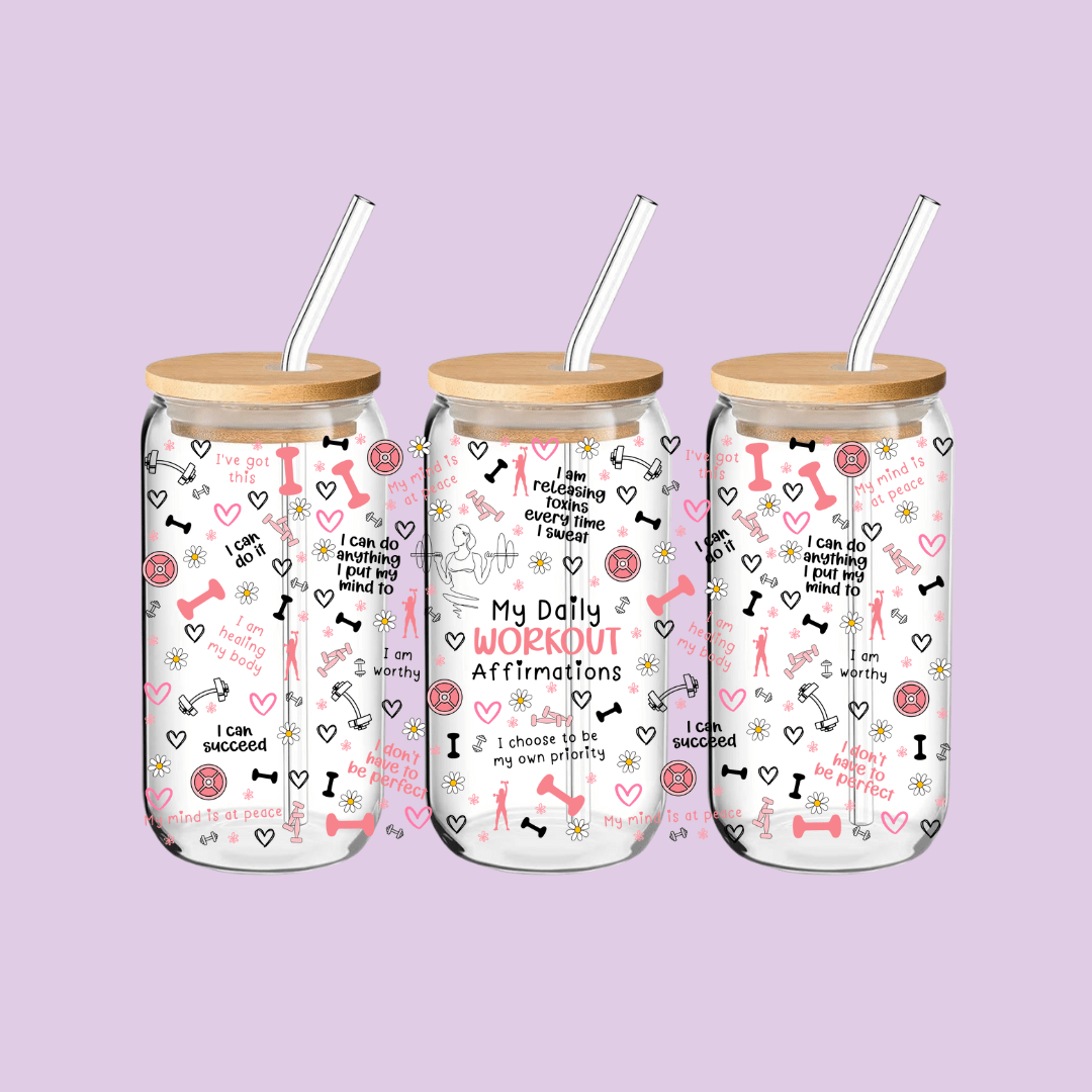 Daily Workout Affirmations Tumbler - Vintage Rebels