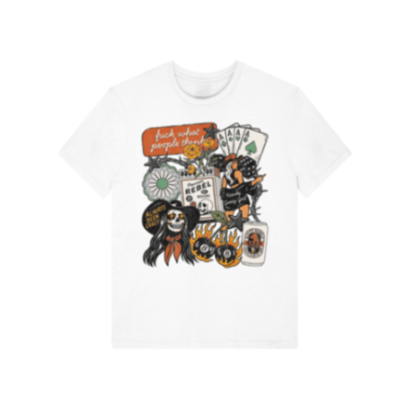 FUCK WHAT PEOPLE THINK GRAPHIC TEE