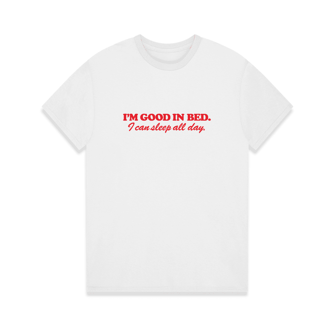 I'M GOOD IN BED BABY TEE - Vintage Rebels