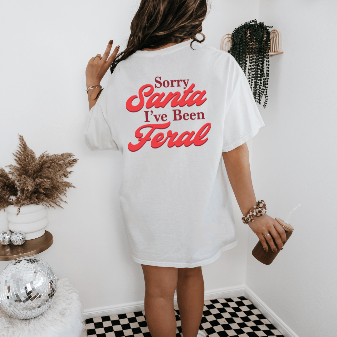 LIMITED EDITION: SORRY SANTA TEE - Vintage Rebels