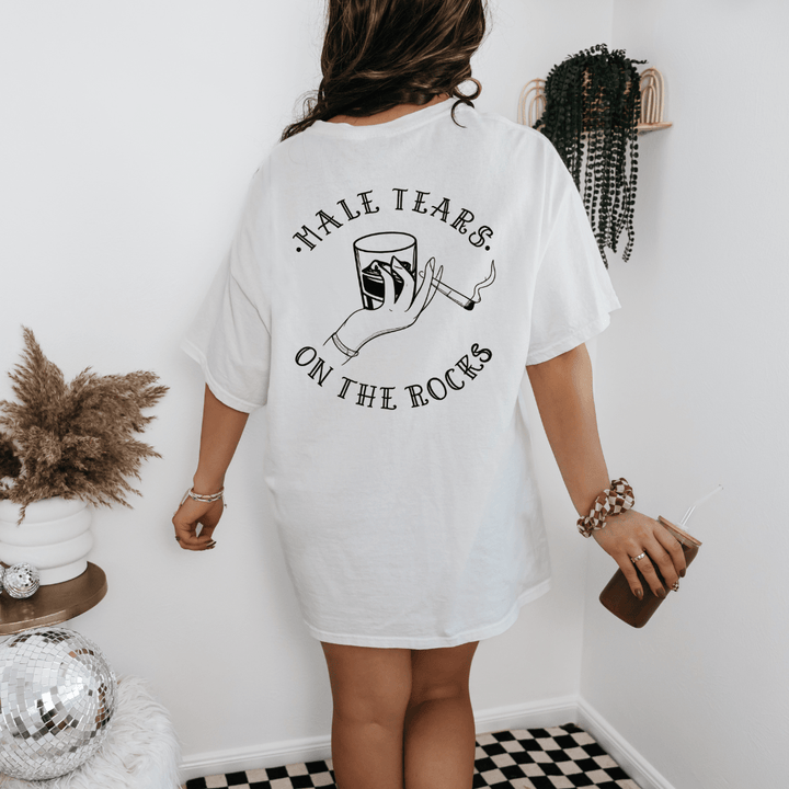 MALE TEARS ON THE ROCKS GRAPHIC TEE - Vintage Rebels