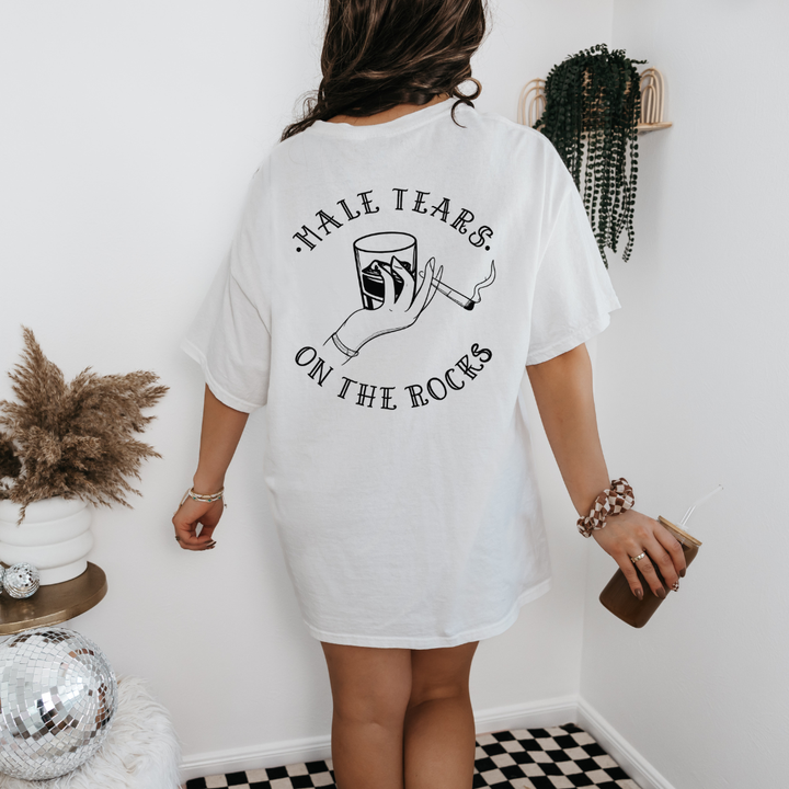 MALE TEARS ON THE ROCKS GRAPHIC TEE