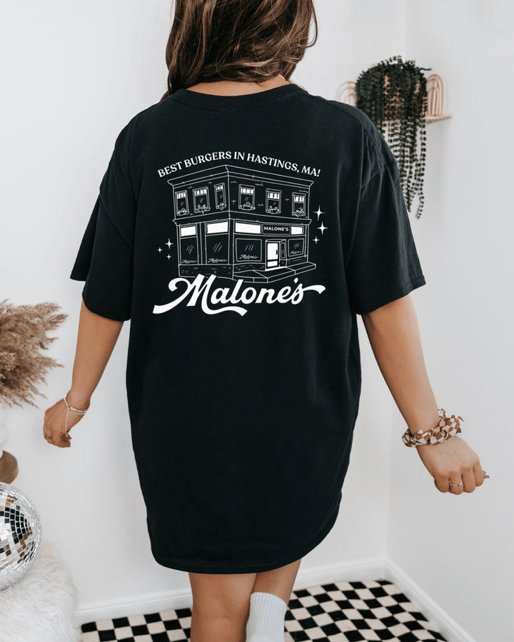 Malone's Cafe Tee | Fandom Graphic T-Shirt - Vintage Rebels