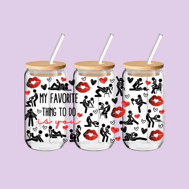 My Favourite Thing to Do Is You Tumbler - Vintage Rebels