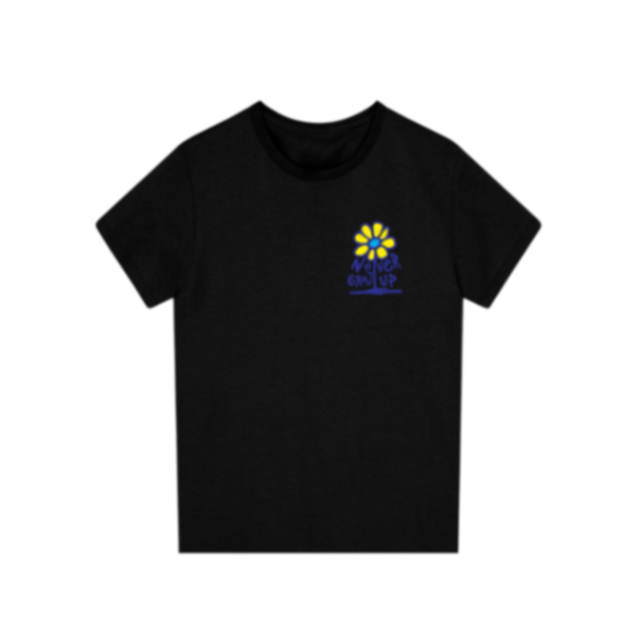 NEVER GROW UP GRAPHIC TEE