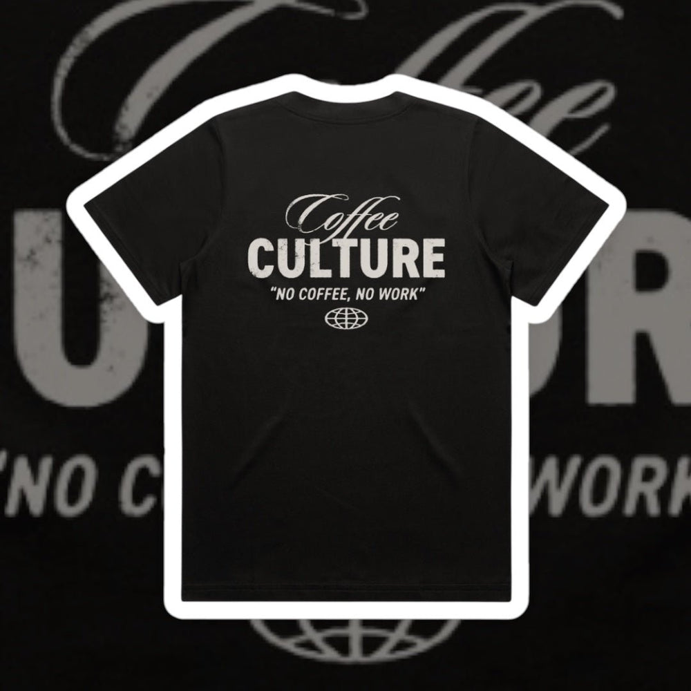 NO WORK NO COFFEE GRAPHIC TEE - Vintage Rebels