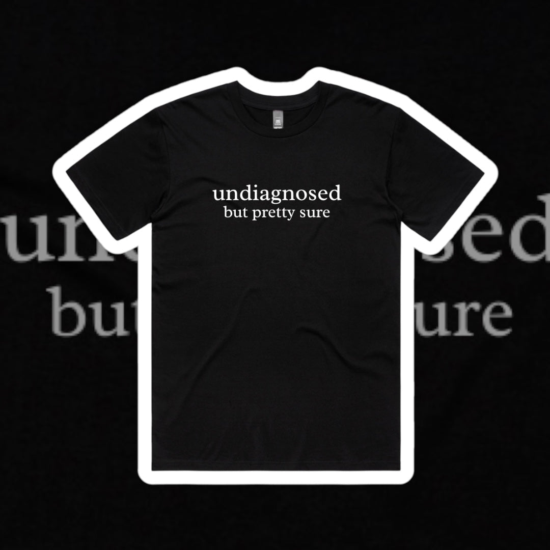 UNDIAGNOSED BUT PEER REVIEWED SLOGAN TEE - Vintage Rebels