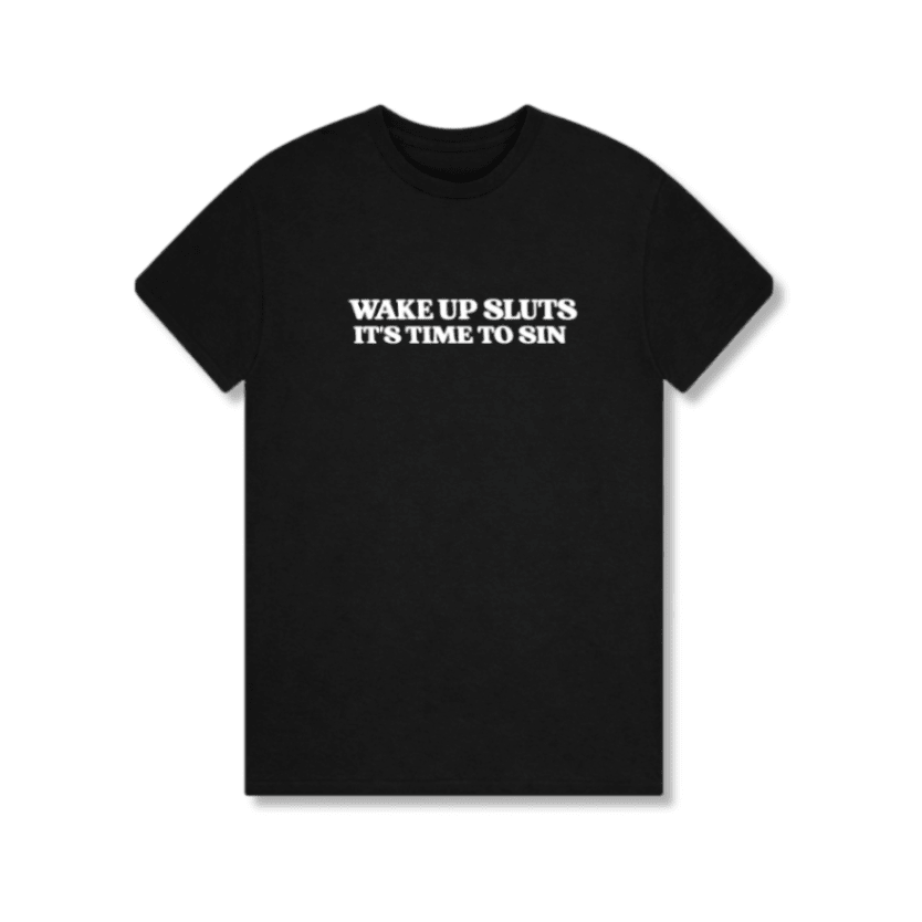 WAKE UP SLUTS BABY TEE - Vintage Rebels